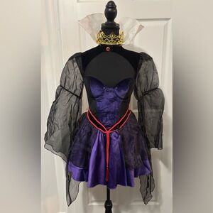 NWT Dolls Kill / Trickz N’ Treatz One Bad Apple Evil Queen Costume Set